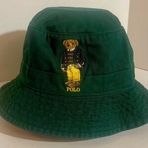 Polo Ralph Lauren Bear Chino Bucket Hat Size S/M